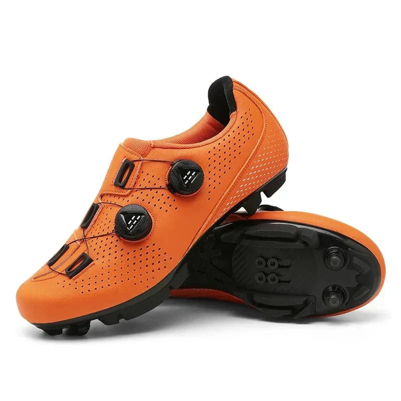 Unisex-Fahrradschuhe mit Drehverschlüssen, atmungsaktiv, leicht, für Mountainbike, Rennrad und Radsport | Sansoti