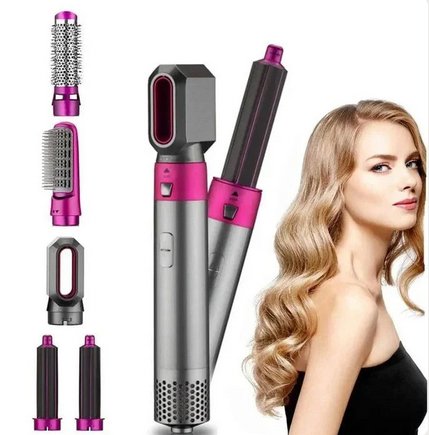 Professioneller 5-in-1 Airstyler mit Aufsätzen und Lufttechnologie für Trocknen, Locken, Volumen und glattes Haar | Restfield