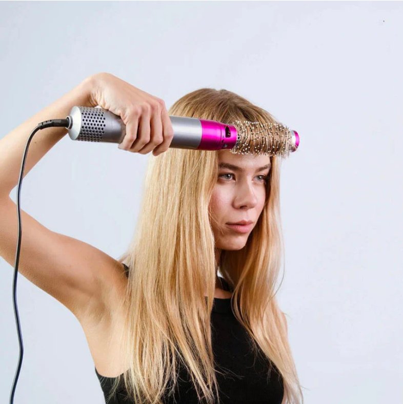Professioneller 5-in-1 Airstyler mit Aufsätzen und Lufttechnologie für Trocknen, Locken, Volumen und glattes Haar | Restfield