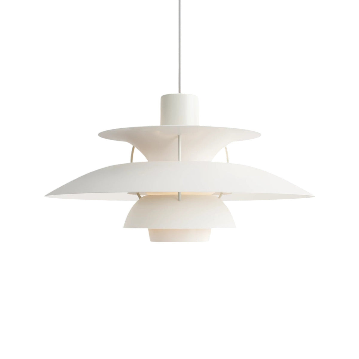 Suspension en aluminium superposé, design scandinave, noir et blanc, E27, pour salle à manger, îlot de cuisine et éclairage de plafond | Sansoti