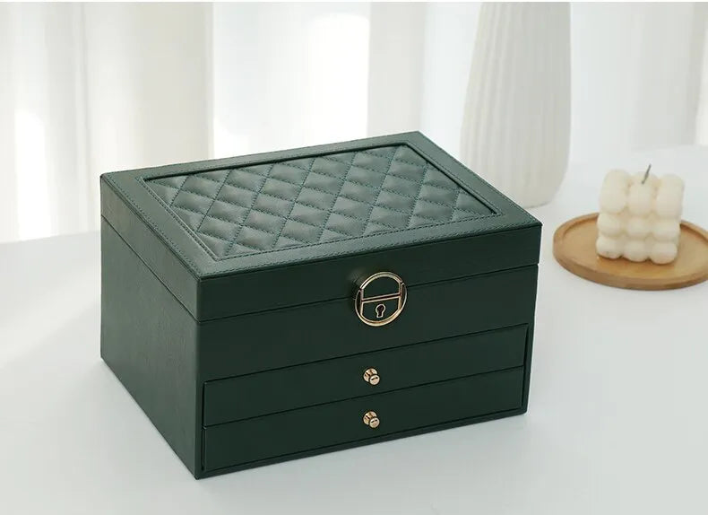 Boîte à bijoux de luxe à plusieurs niveaux – Élégant coffret de rangement pour bijoux | Restfield