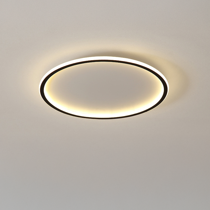 Runde LED-Deckenleuchte Skandinavisches Design Aluminium Esszimmer Wohnzimmer Modern Minimalistisch Dimmbar | Sansoti