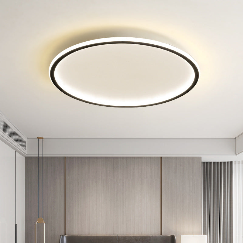 Runde LED-Deckenleuchte Skandinavisches Design Aluminium Esszimmer Wohnzimmer Modern Minimalistisch Dimmbar | Sansoti