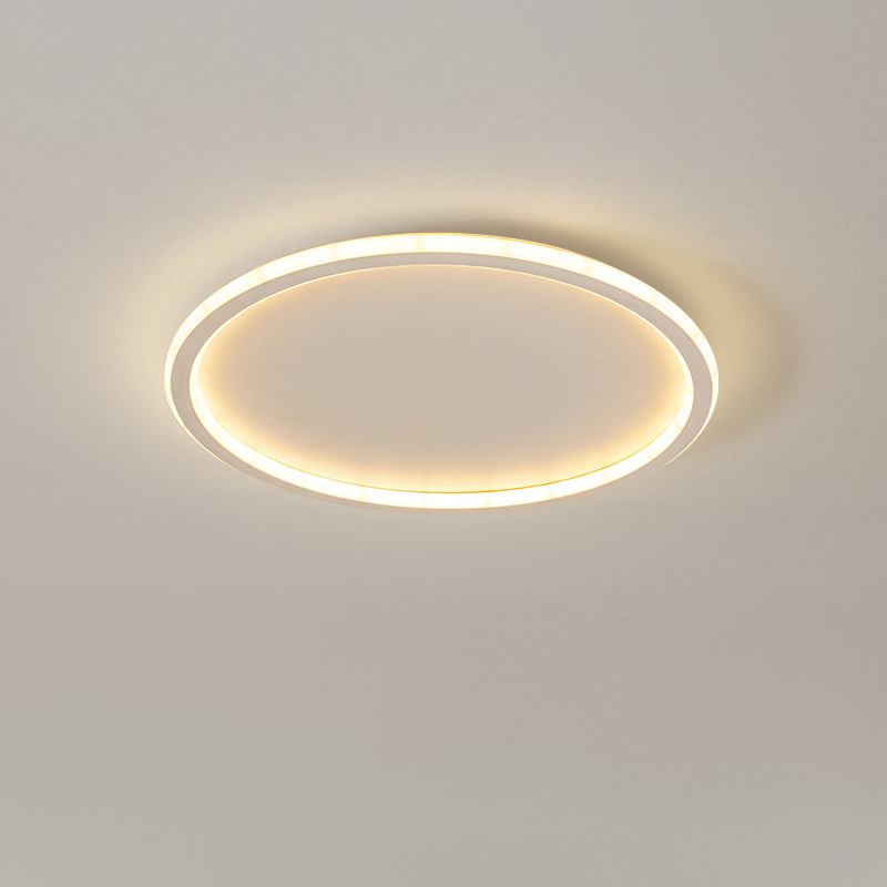 Runde LED-Deckenleuchte Skandinavisches Design Aluminium Esszimmer Wohnzimmer Modern Minimalistisch Dimmbar | Sansoti