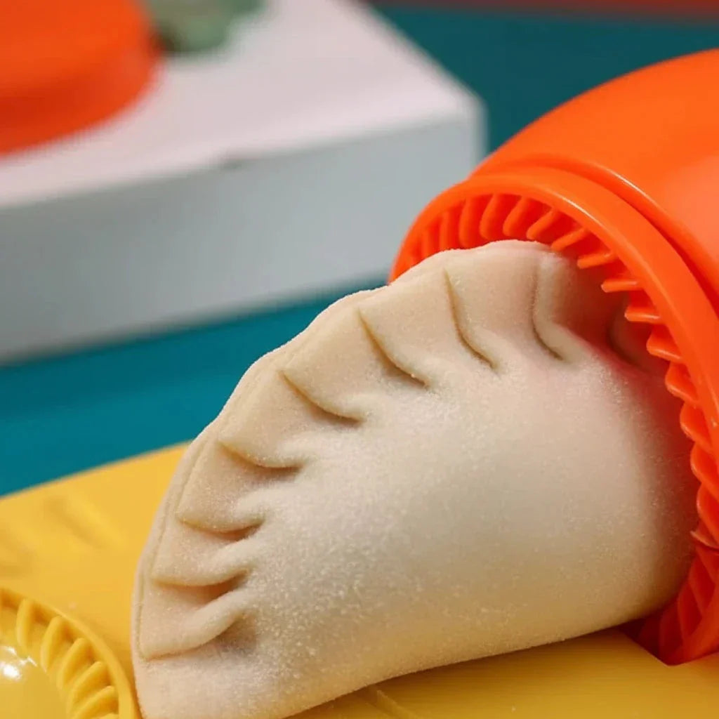 2-in-1-Teigformer für Ravioli und Dumplings, manueller Pastamaker, Küchenutensil, 27,5 x 23 cm, für das Kochen zu Hause | Sansoti