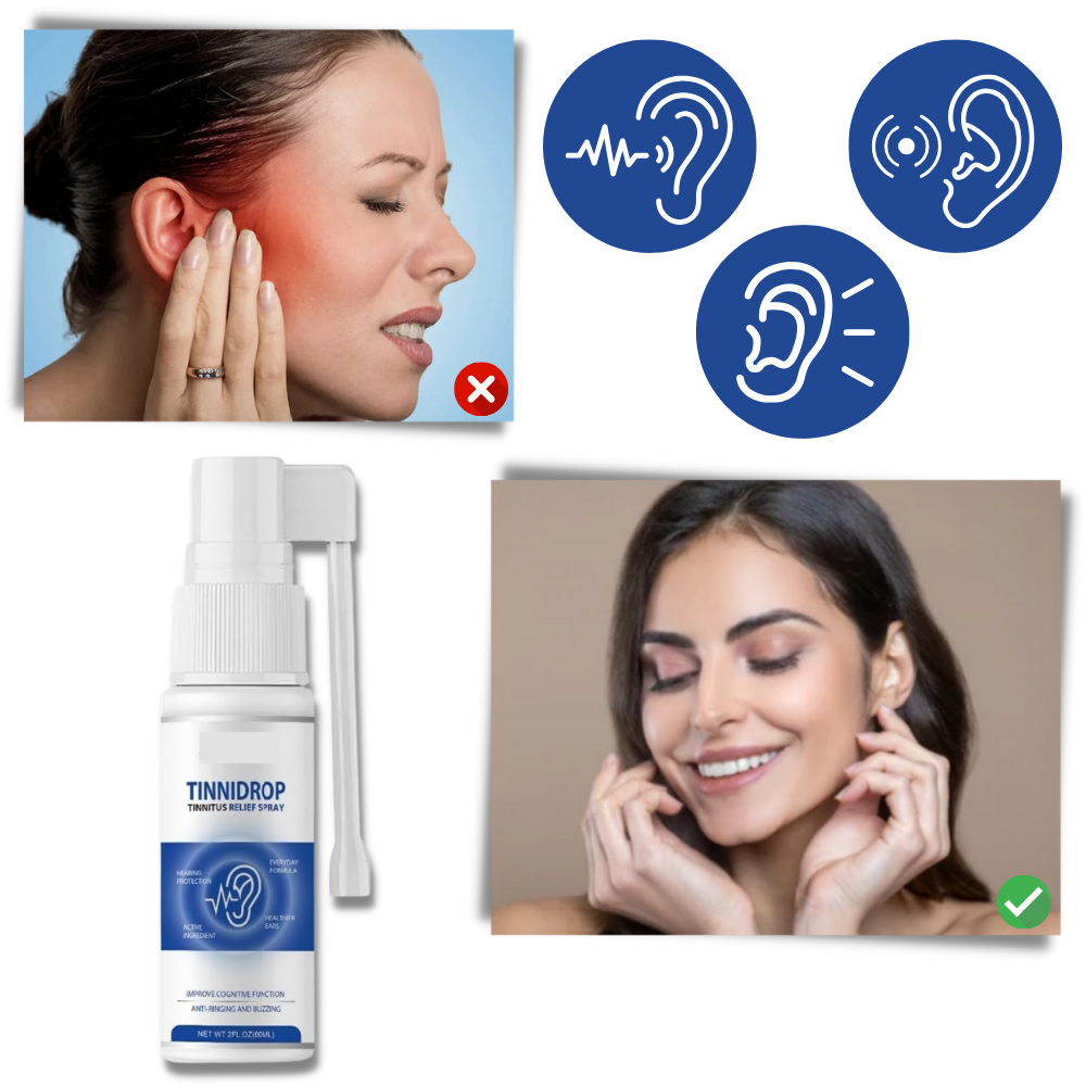 Natuurlijke Oorspray met Ginkgo & Ginseng 60ml - Voor Gehoorwelzijn - Sprayvorm voor Eenvoudige Toepassing | Sansoti