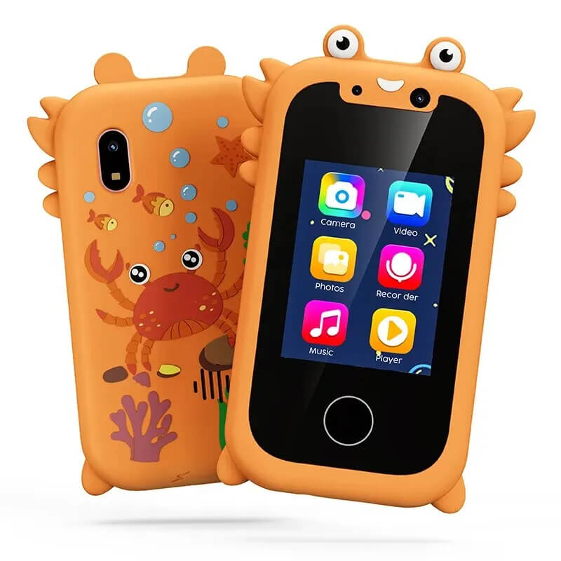 Kinderspeelgoed Smartphone met Camera Muziekspeler Touchscreen Educatief Speeltoestel Interactief Leren Kind | Sansoti