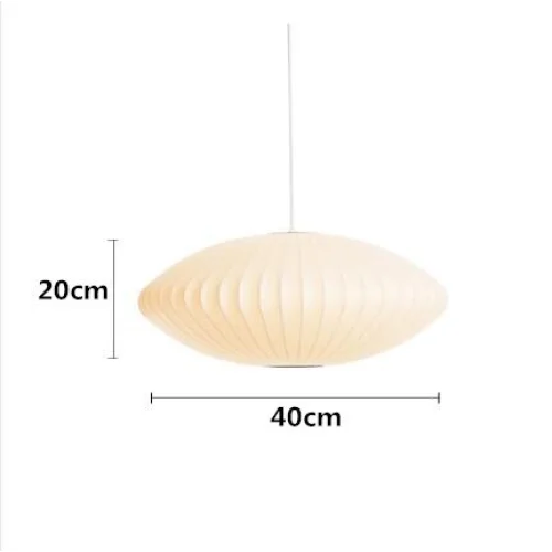 Hanglamp Nelson Bubble Handgebreid Zijde Wit IJzer LED Woonkamer Eetkamer Slaapkamer | Sansoti