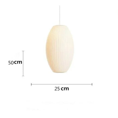 Hanglamp Nelson Bubble Handgebreid Zijde Wit IJzer LED Woonkamer Eetkamer Slaapkamer | Sansoti