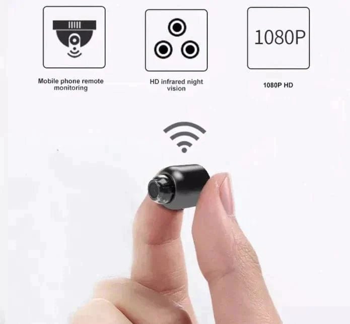 Draadloze Nachtzicht Beveiligingscamera voor Thuisbeveiliging | Compacte WiFi Camera met Infrarood | Sansoti