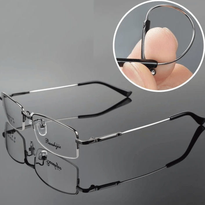 Progressieve Titanium Leesbril Multifocaal Dichtbij Veraf Blauwlichtfilter Ultralicht 17g Unisex Brillen | Sansoti