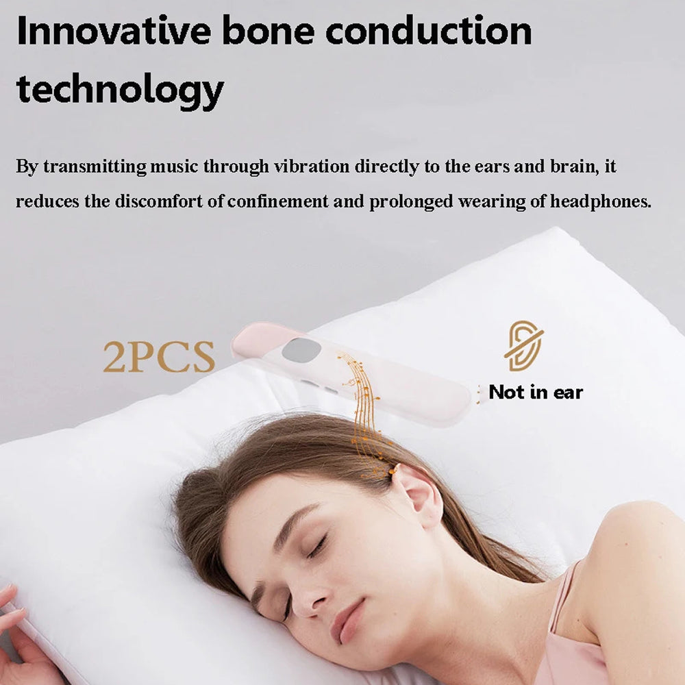 Sleep Speaker with Bone Conduction Technology Sound Vibration Cushion Bluetooth Sleep Aid Under Pillow | Sansoti