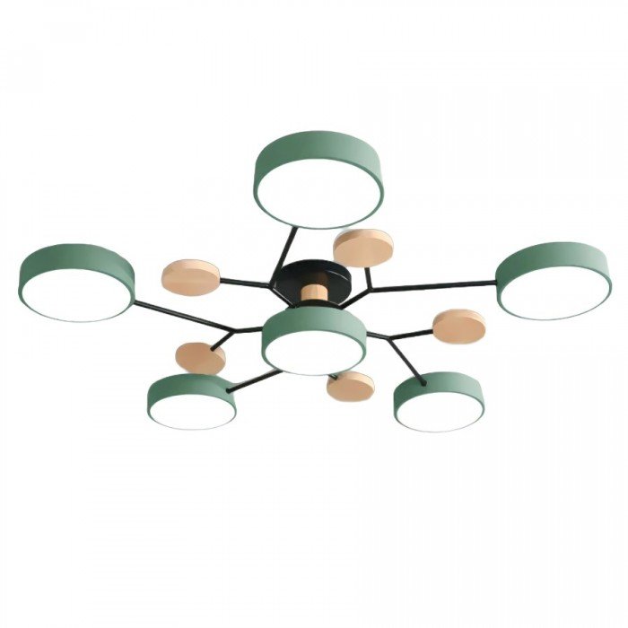 Restfield | Moderne Deckenleuchte mit Holzelementen – LED-Designlampe für Wohnzimmer & Schlafzimmer