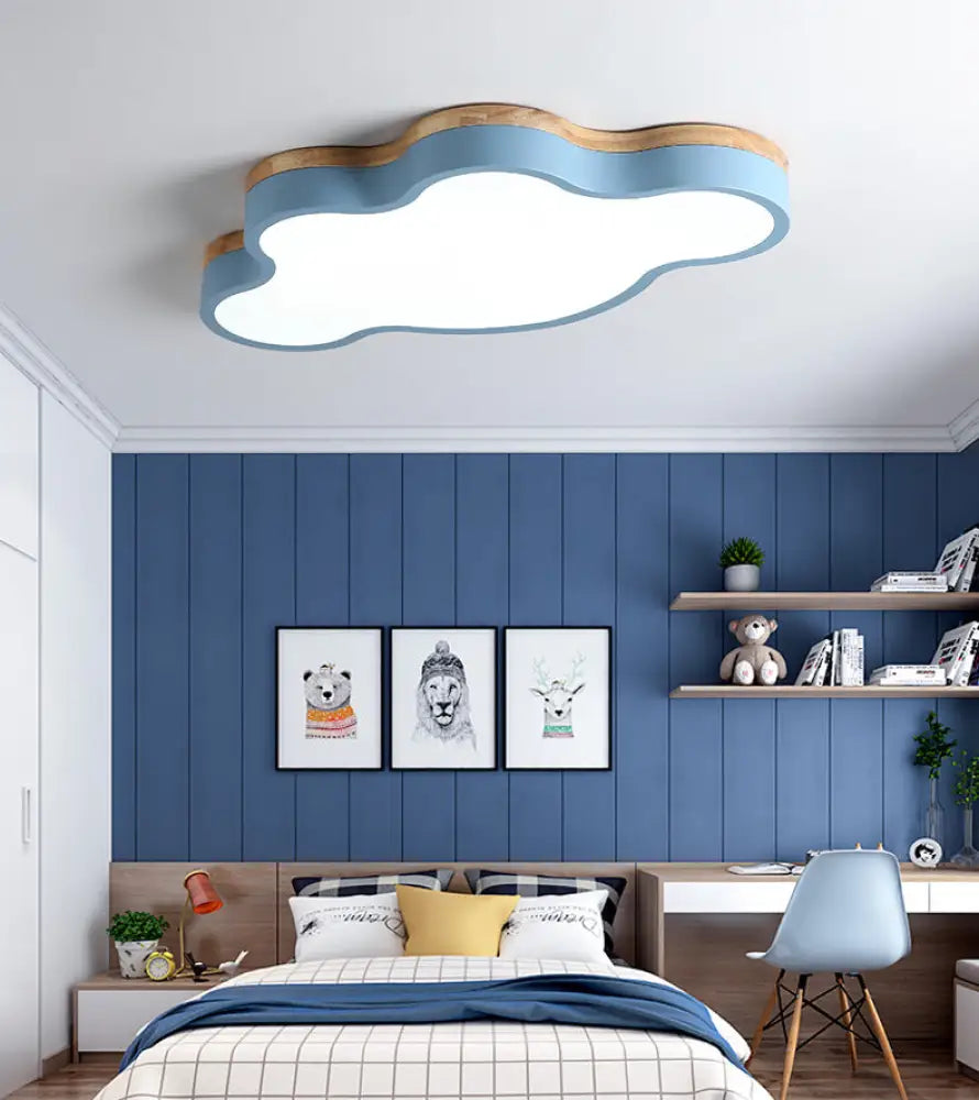 Wolk Plafondlamp LED voor Kinderkamer – Speels & Zacht Licht | Sansoti