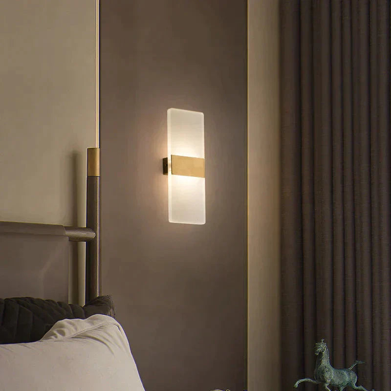 Kupfer-Wandleuchte, LED, E27, 29 cm, Wohnzimmer, Schlafzimmer, Arbeitszimmer, Büro, moderne Innenbeleuchtung | Sansoti
