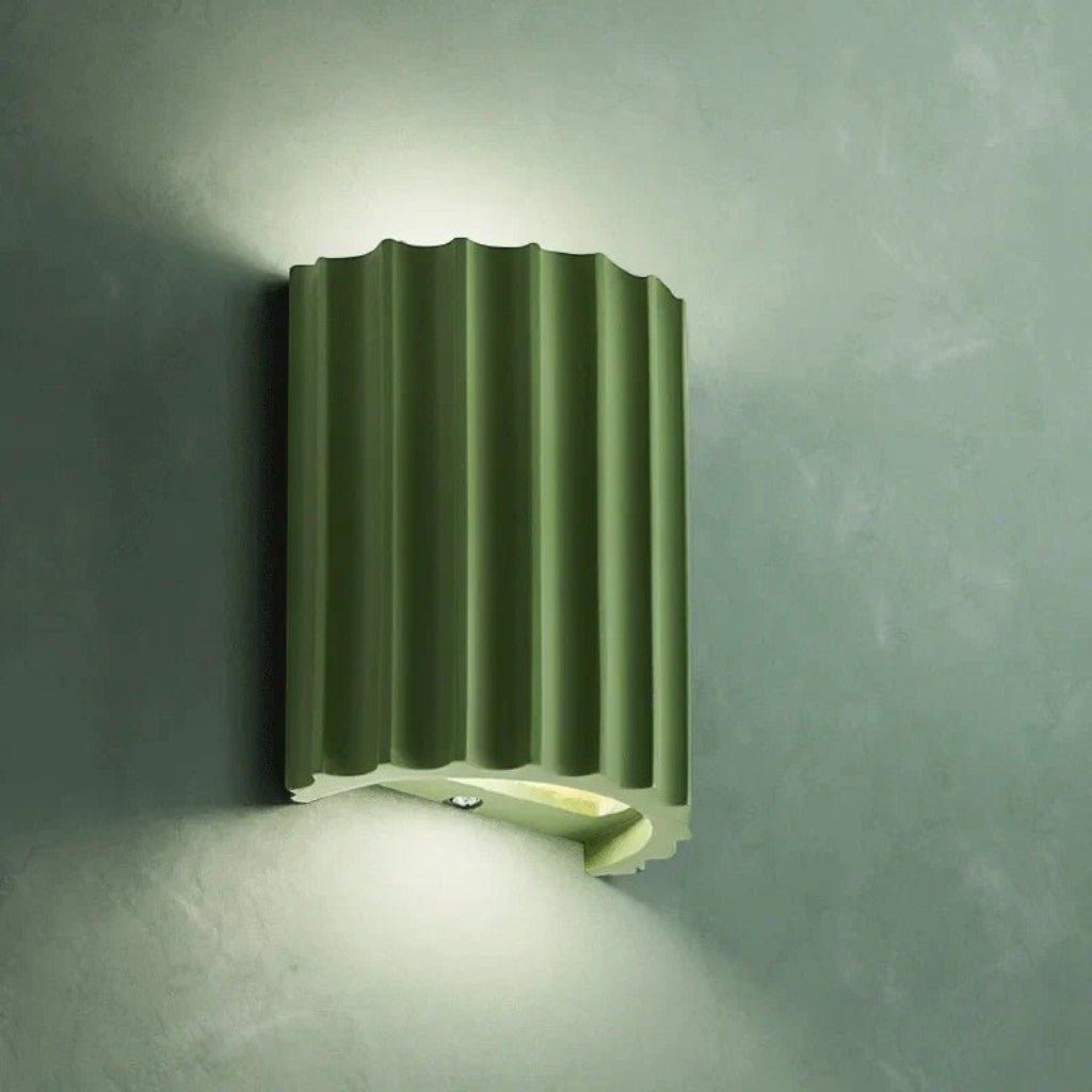 Wandlamp Geribbeld Hars G9 Pastellicht Omhoog Omlaag Verlichting Gangen Slaapkamer Trappenhuis Kinderkamer | Sansoti