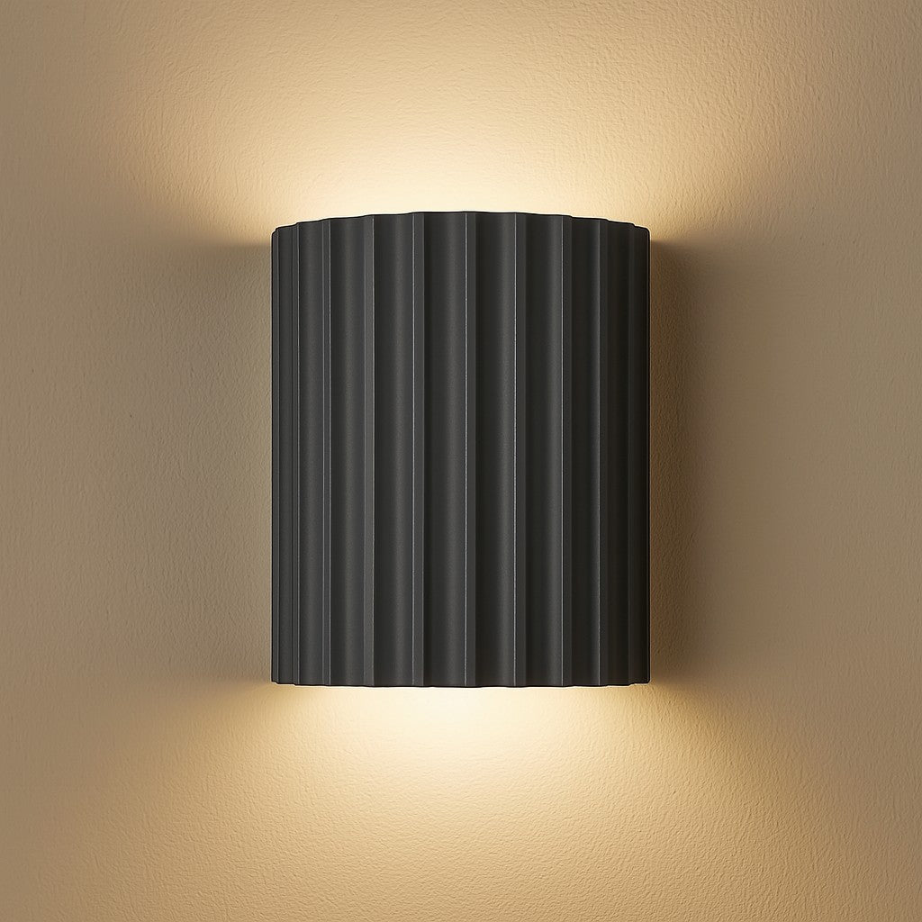Wandlamp Geribbeld Hars G9 Pastellicht Omhoog Omlaag Verlichting Gangen Slaapkamer Trappenhuis Kinderkamer | Sansoti