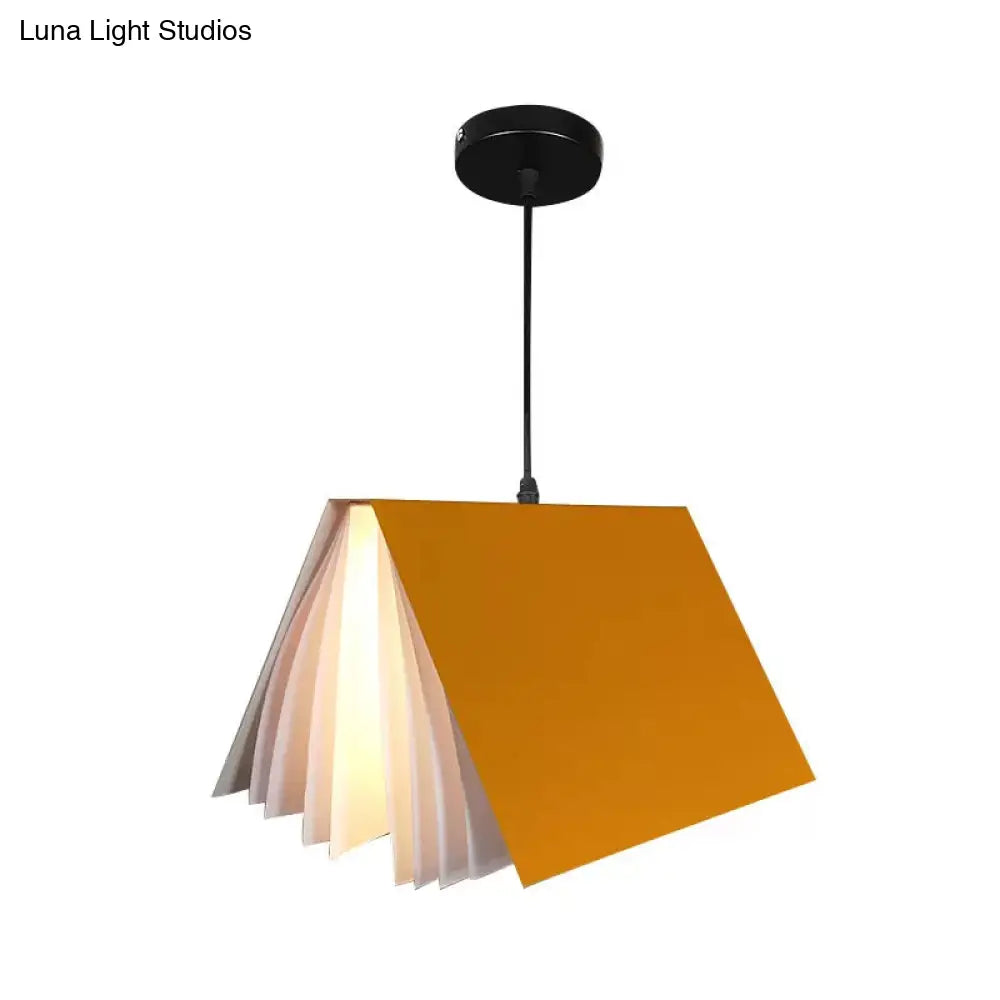 Hängeleuchte Open Book Kunststoff 24 cm rund modern nordisch skandinavisch stimmungsvolle Beleuchtung Wohnzimmer Esszimmer | Sansoti