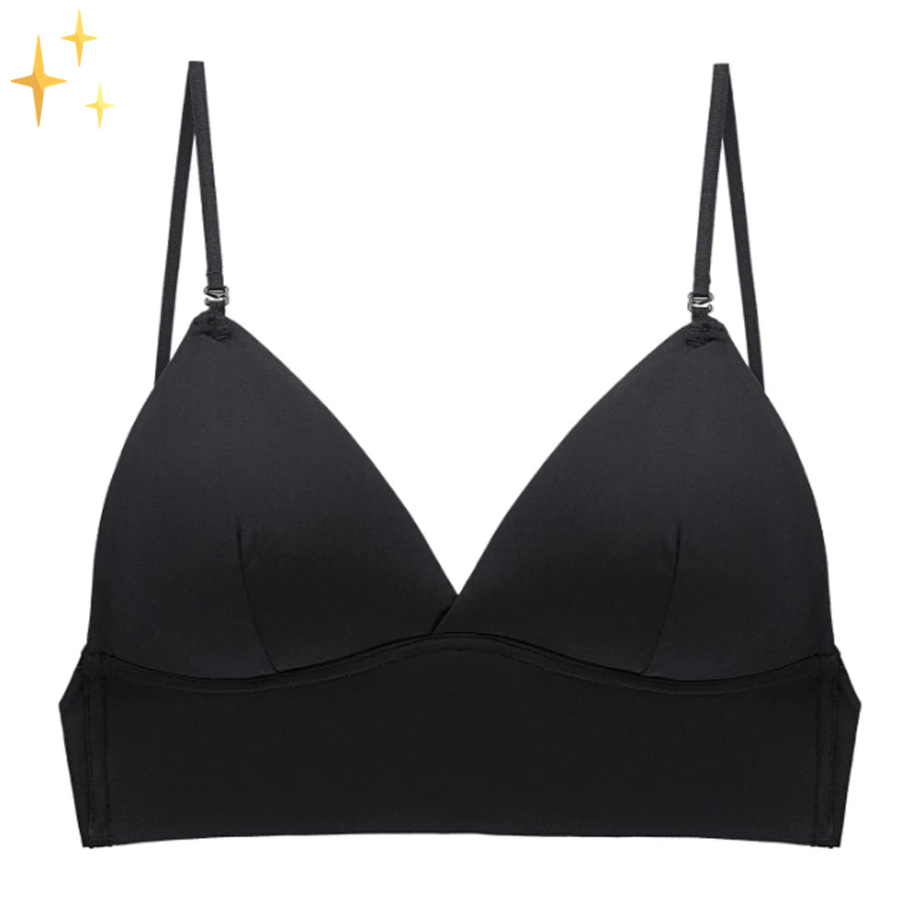 Nahtloser rückenfreier BH mit verstellbaren Trägern und abnehmbaren Cups für Rückenfreie Tops | Sansoti