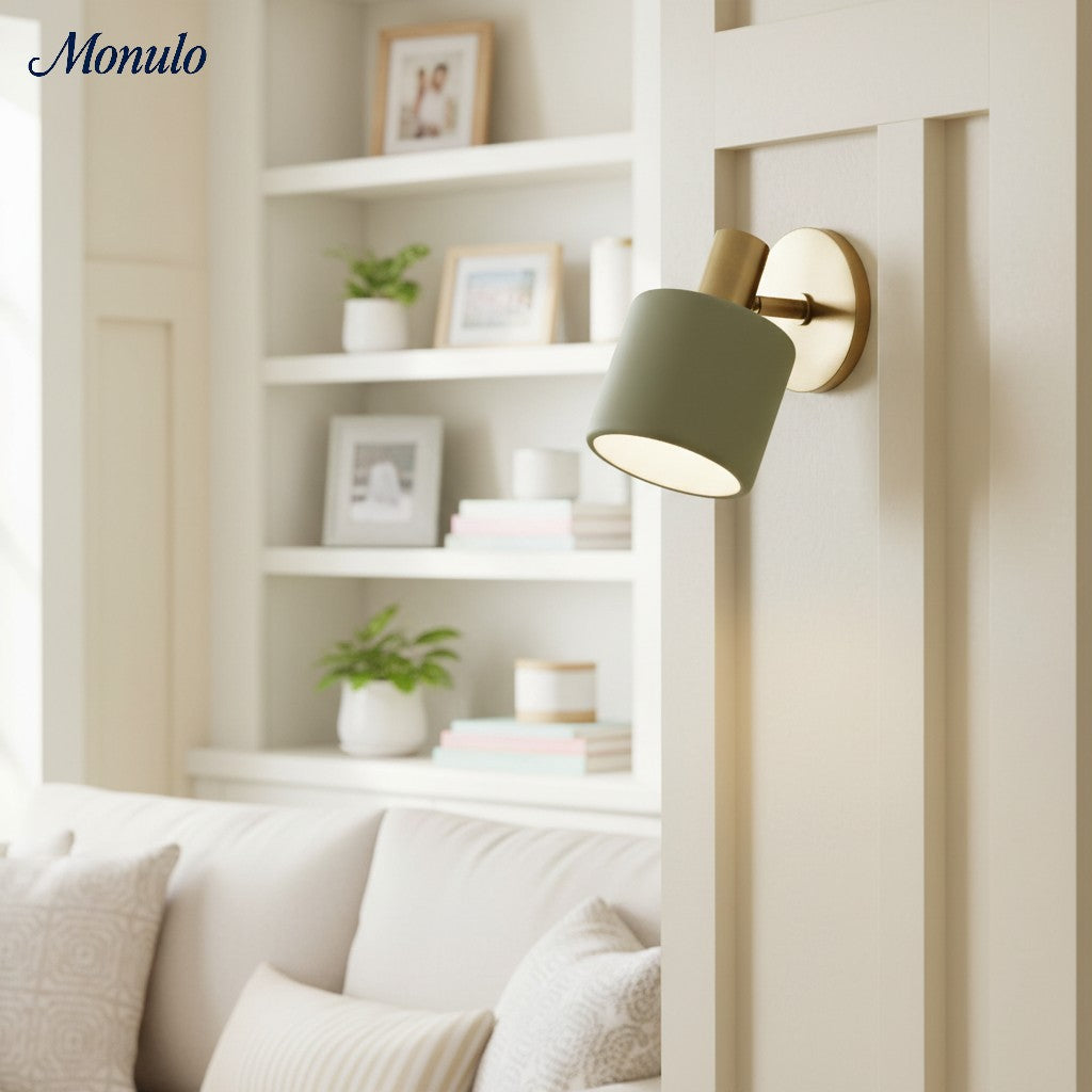 Keramische Ronde Wandlamp Wit Minimalistisch Flush Mount Verlichting voor Hal en Gang | Sansoti