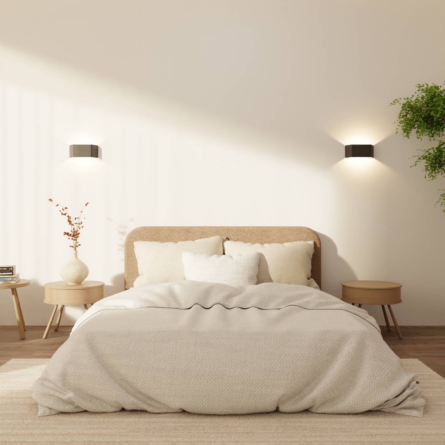 Applique murale moderne avec lumière chaude 2700K et protection IP54 pour intérieur et extérieur | Restfield