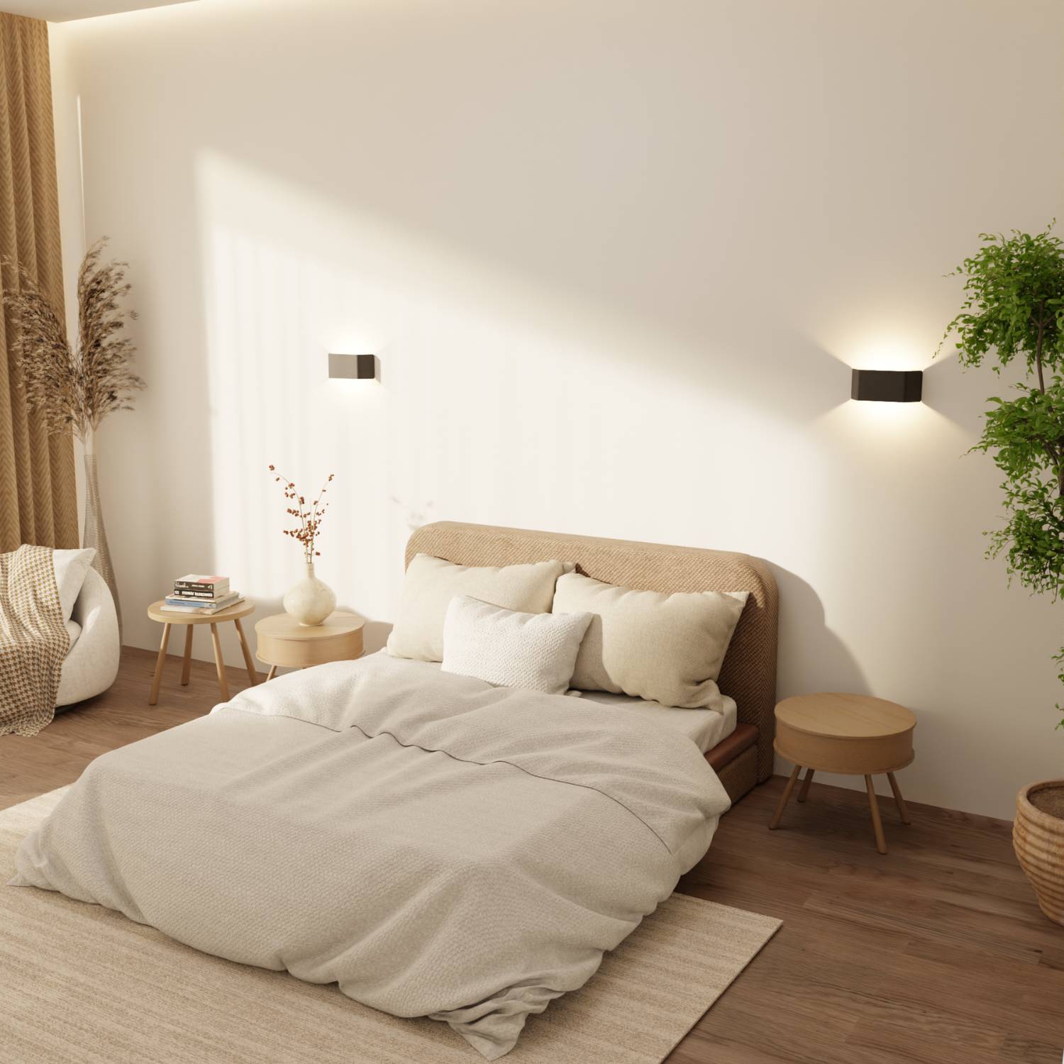 Applique murale moderne avec lumière chaude 2700K et protection IP54 pour intérieur et extérieur | Restfield