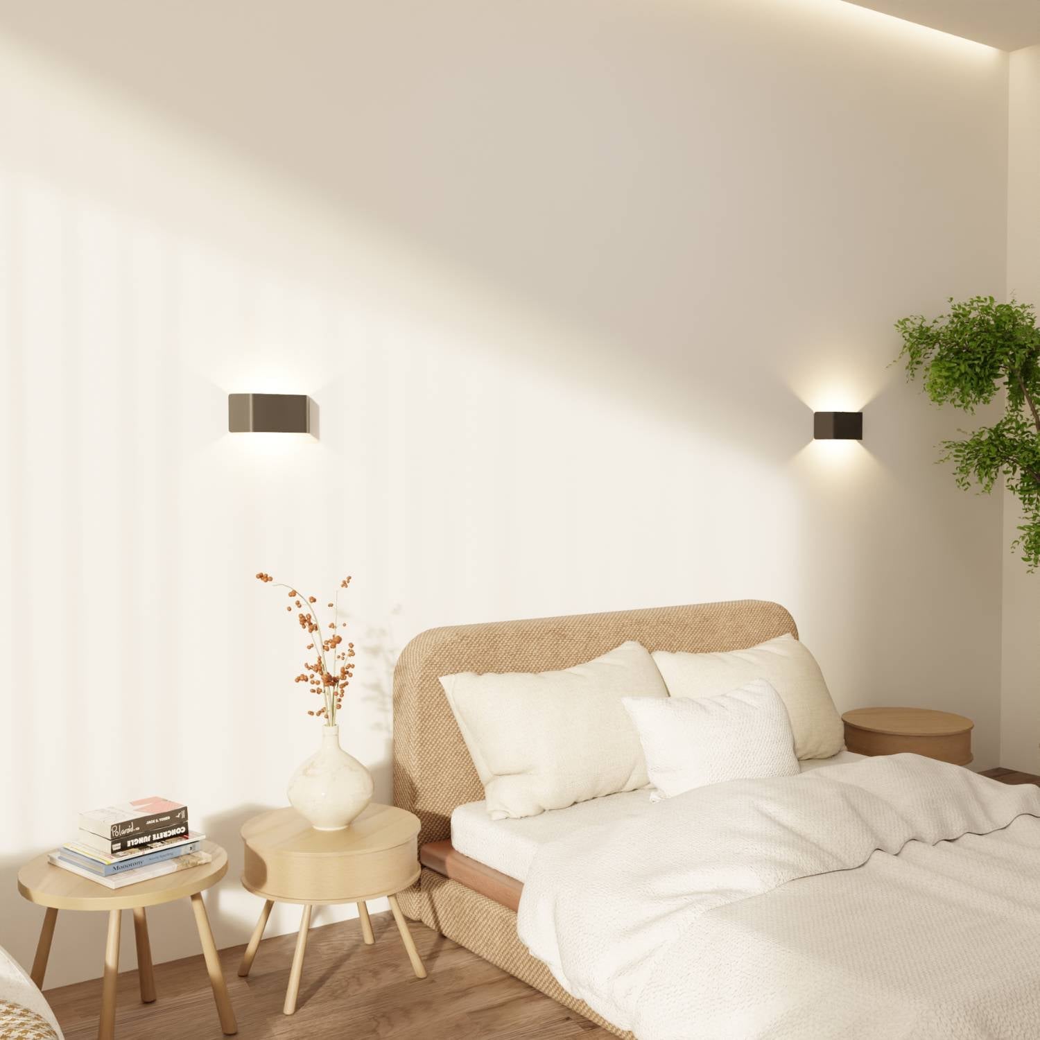 Applique murale moderne avec lumière chaude 2700K et protection IP54 pour intérieur et extérieur | Restfield