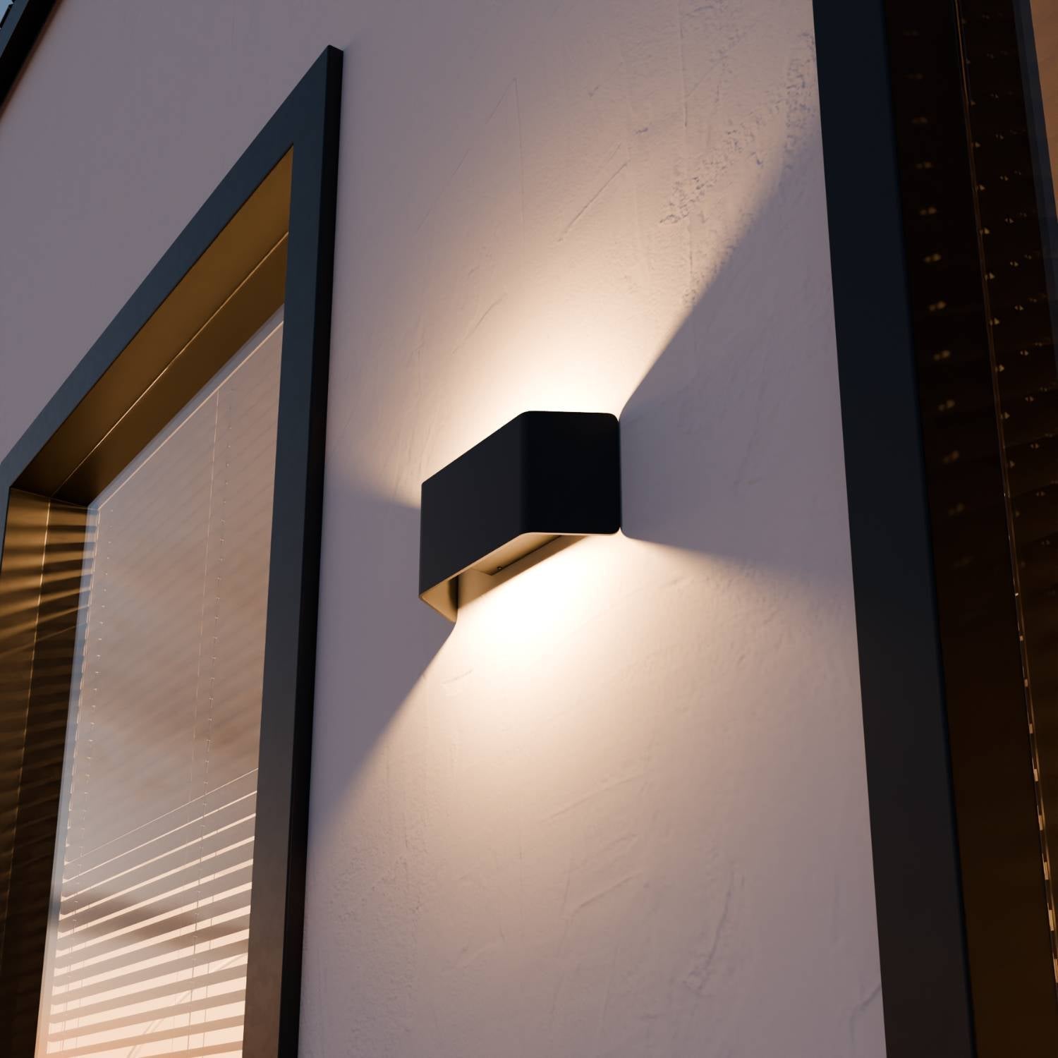 Applique murale moderne avec lumière chaude 2700K et protection IP54 pour intérieur et extérieur | Restfield