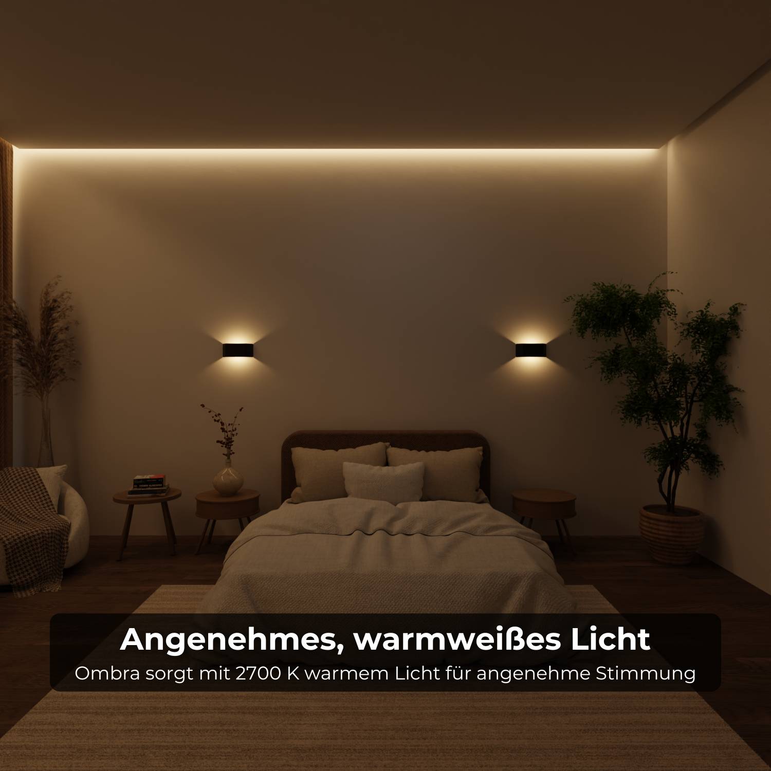 Applique murale moderne avec lumière chaude 2700K et protection IP54 pour intérieur et extérieur | Restfield