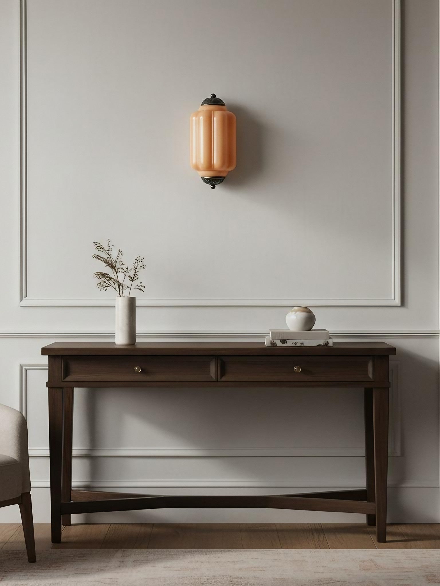 Wandlamp Melkglas voor Slaapkamer Gang Scandinavische Stijl | Sansoti