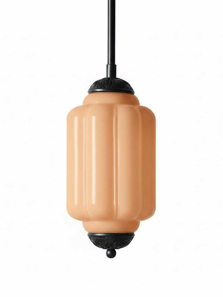 Vintage Glazen Hanglamp met Nostalgische Uitstraling – Verfijnde Verlichting voor Eetkamer en Keuken | Sansoti
