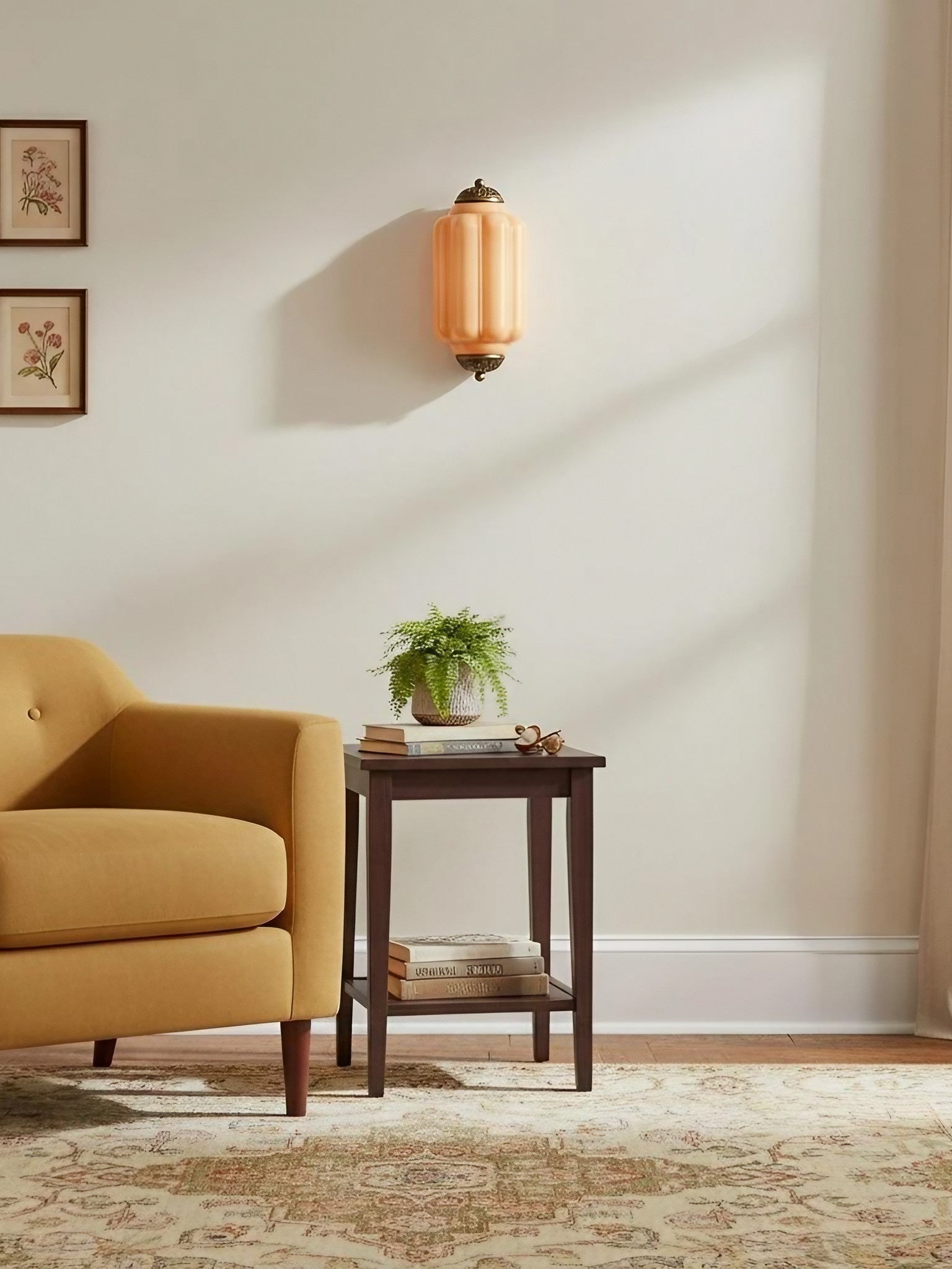 Wandlamp Melkglas voor Slaapkamer Gang Scandinavische Stijl | Sansoti