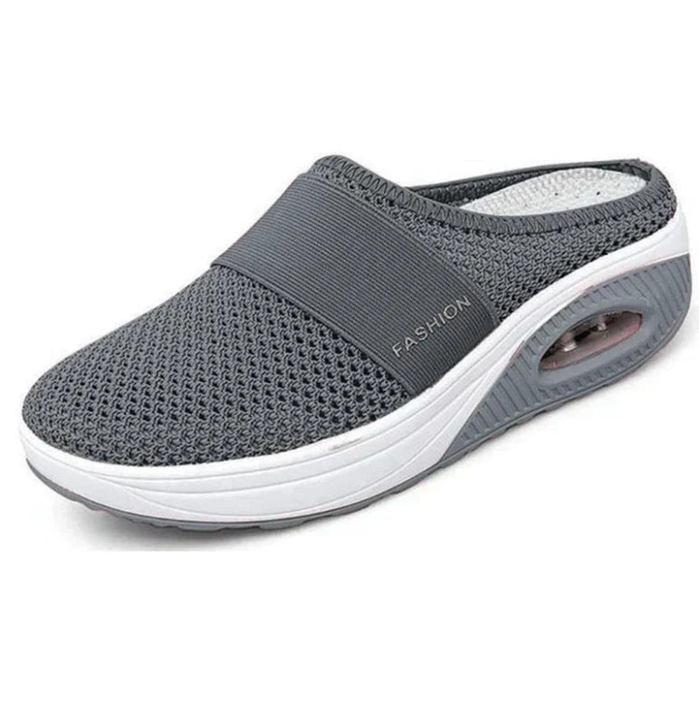 Baskets orthopédiques pour femmes avec amorti à coussin d’air, en mesh respirant, chaussures de marche antidérapantes, pointures 35-42 | Sansoti