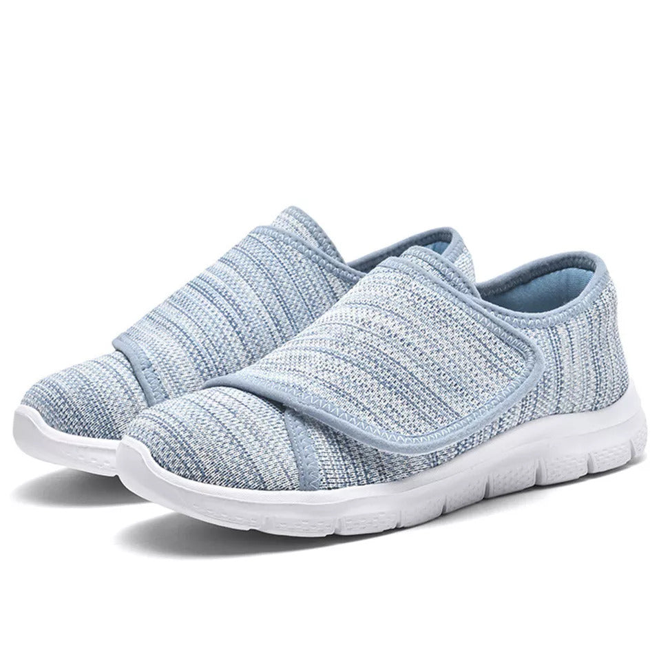 Verstelbare Comfortschoenen Brede Pasvorm Zachte Voering Gevoelige Voeten Dagelijks Gebruik Orthopedisch | Sansoti