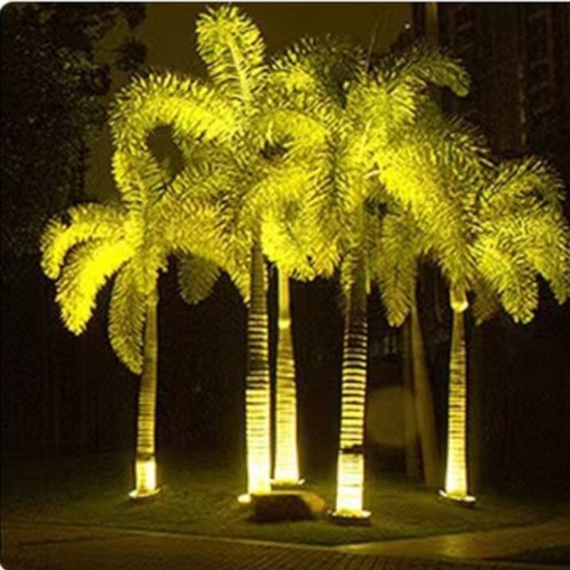 Outdoor LED Tree Base Lamp Garden Lighting Warm White Aluminum Glass 31 38 44 cm Pathway Terrace Garden Decorative | Sansoti