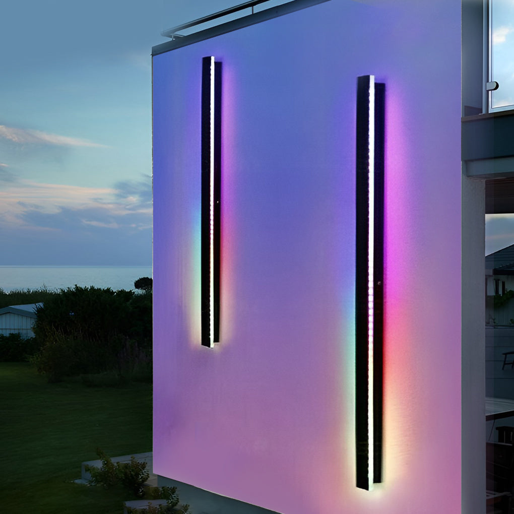 Moderne wasserdichte lineare Außenwandleuchte mit LED und IP65 Schutz | Restfield