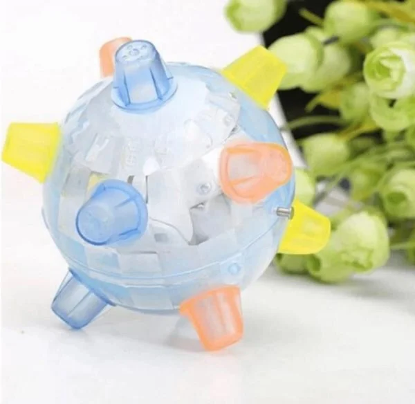 Interactieve Springbal met LED Licht voor Honden Beweging Hersentraining Speelgoed Thermoplastisch Rubber | Sansoti