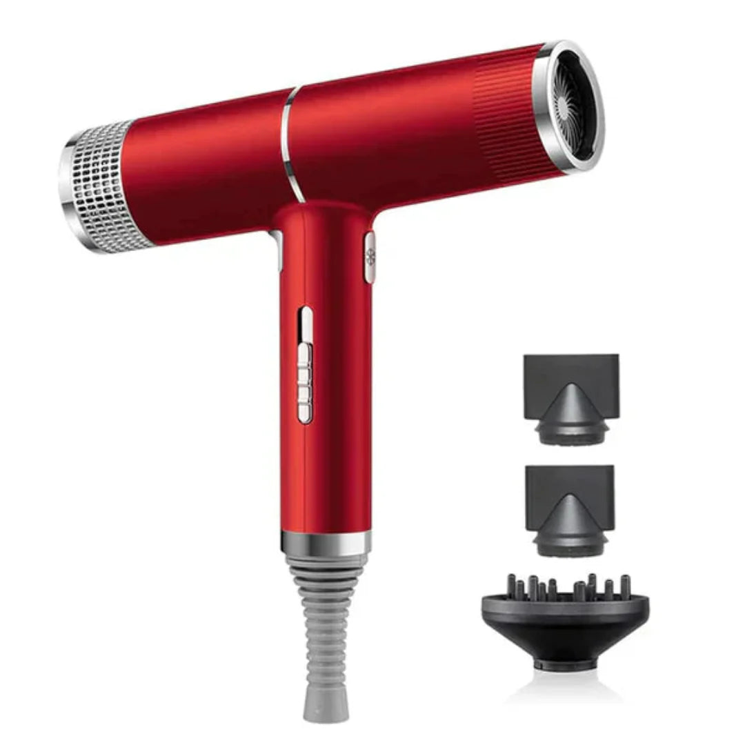 Sèche-cheveux léger avec accessoires, technologie ionique et moteur puissant | Restfield
