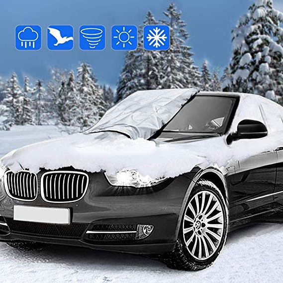 Magnetische Windschutzscheiben-Schutzabdeckung für Autos, eisfrei, schnee- und UV-Schutz, Winterabdeckung, Sonnenschutz, kompakt, universell | Sansoti