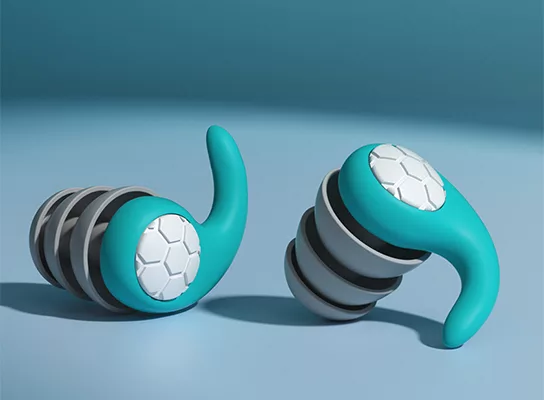 Bouchons d’oreilles réutilisables en silicone, réduisant le bruit, confortables pour dormir, étudier, voyager, travailler et se concentrer | Sansoti