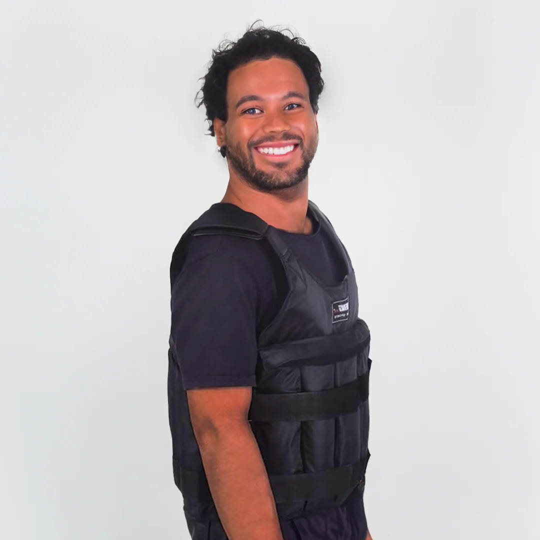 Verstellbare Gewichtsweste bis 50 kg für Krafttraining, Cardio-Workouts zu Hause und im Freien, Fitnessstudio und Sport | Sansoti