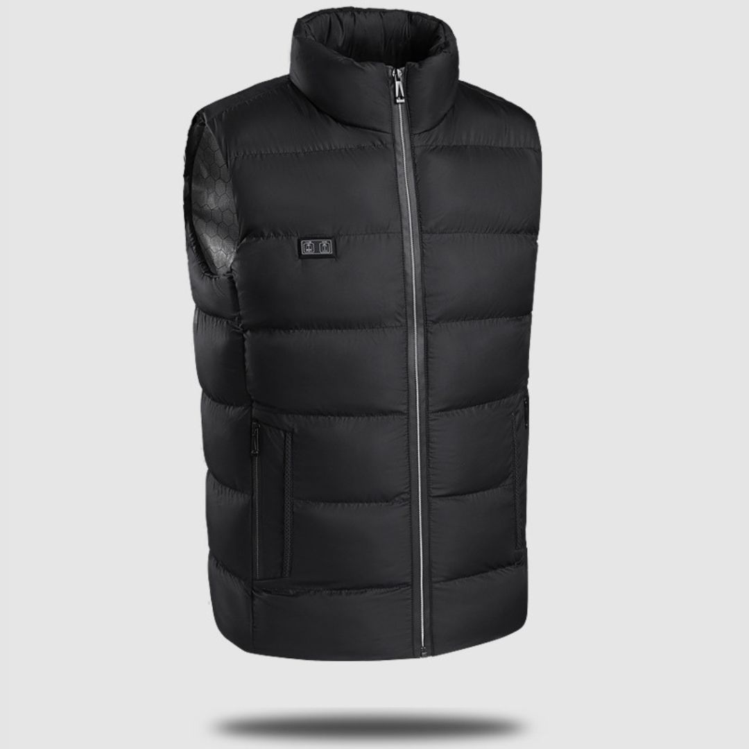 USB-beheizbare Unisex-Weste mit 3 Temperaturstufen für Outdoor-Winteraktivitäten und Wandern | Sansoti