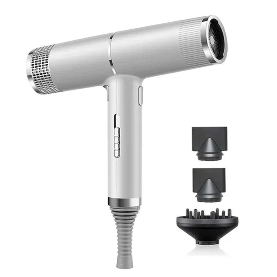 Sèche-cheveux léger avec accessoires, technologie ionique et moteur puissant | Restfield