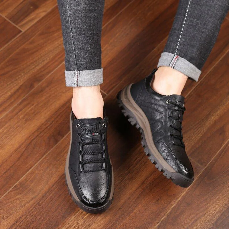 Chaussures pour homme cousues à la main avec soutien de la voûte plantaire et semelle antidérapante pour un confort de marche optimal au quotidien | Sansoti