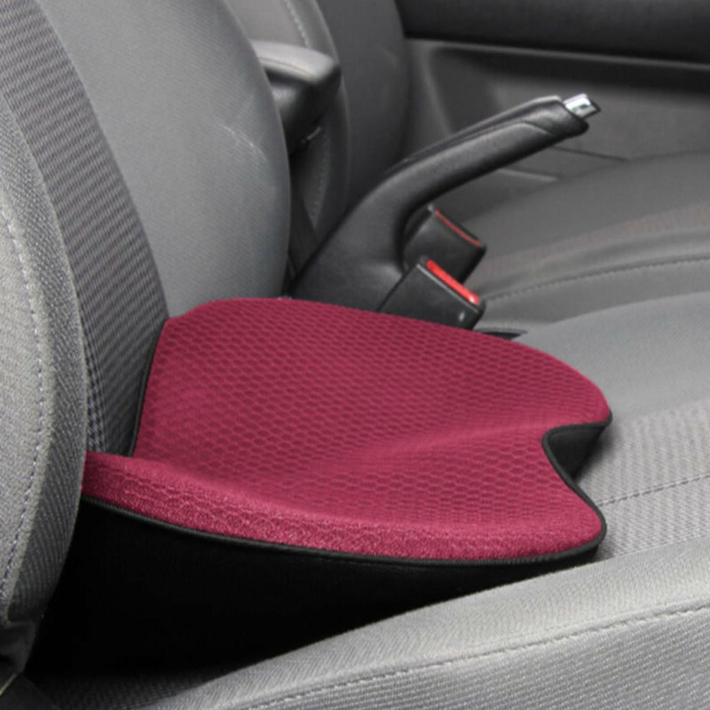 Coussin rehausseur ergonomique pour siège auto en mousse à mémoire de forme, pour petits conducteurs, confort, noir, beige, marron, rouge | Sansoti