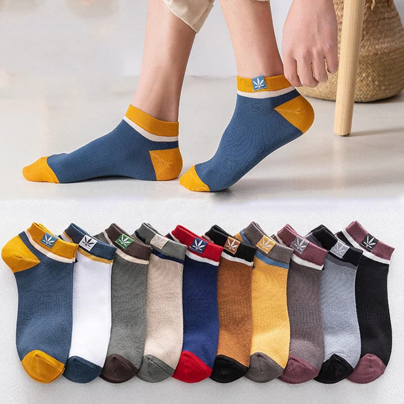 Herrensocken Set mit 20 Paar sportlichen Sneakersocken aus Baumwollmix, atmungsaktiv, niedrig geschnitten, lässig, täglicher Komfort | Sansoti