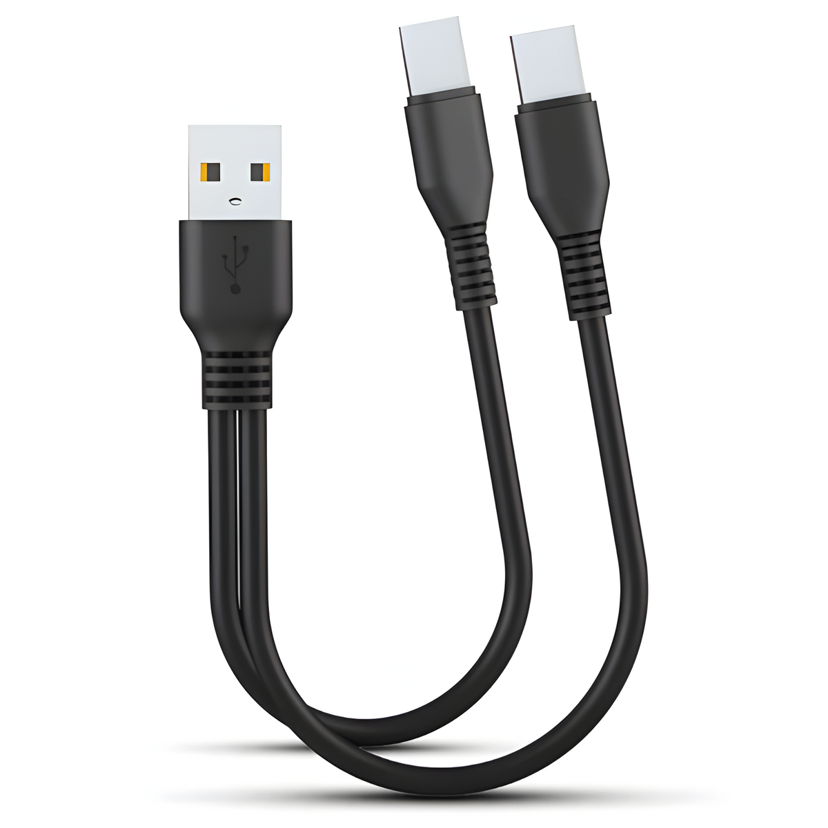 Doppeltes Ladekabel mit Multi-USB-Anschlüssen zum Aufladen von Smartphones und Tablets, Schnelllade- und Tech-Gadget-Zubehör | Sansoti