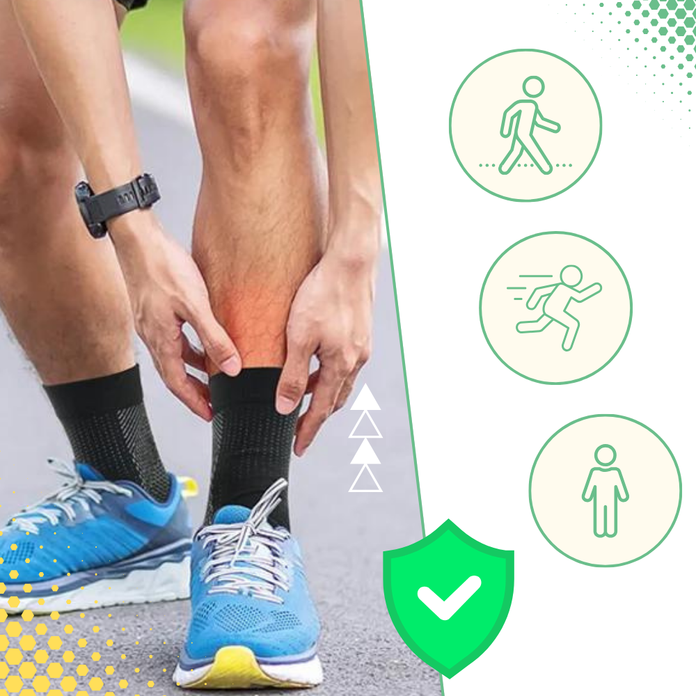 Compression Socks Open Toe Daily Use Non-Slip Soft Support Stretch Comfort Versatile Work Sports | Sansoti