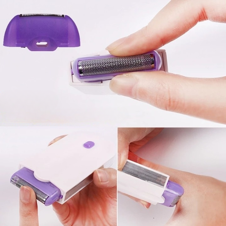 Rechargeable Hair Removal Device with LED — Painless and Safe Epilator for Face, Arms, and Legs | Sansoti