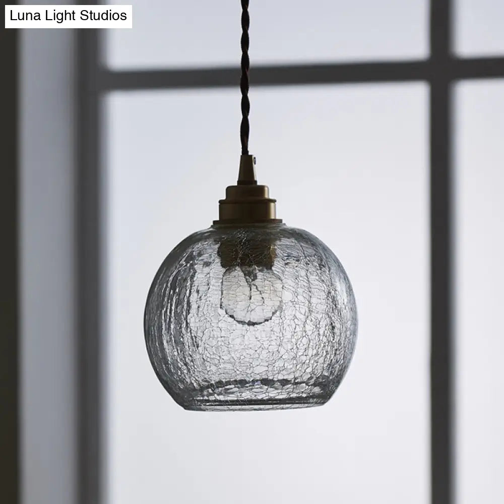 Pendelleuchte mit klarer Glaskugel, industrielles Design, Wohnzimmer, Esszimmer, skandinavische Stimmungsbeleuchtung, moderner Stil | Sansoti